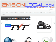Tablet Screenshot of emisionlocal.com